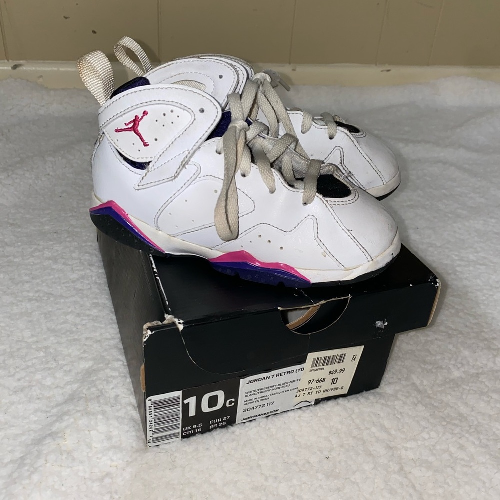 Kids Jordan 7 Retro, Size 10 C